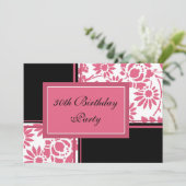 フローラ30周年パーティの招待状 招待状 (スタンド正面)