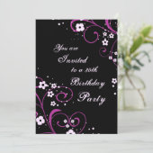 フローラ30周年パーティの招待状 招待状 (スタンド正面)