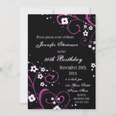 フローラ30周年パーティの招待状 招待状 (裏面)