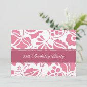 フローラ35バースデーパーティ招待状 招待状 (スタンド正面)