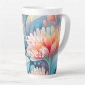 フローラ4フローラパステルラテマグ カフェラテマグ (右アングル)