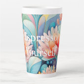 フローラ4フローラパステルラテマグ カフェラテマグ (正面)