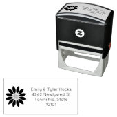 フローラ4線差出人住所 セルフインキングスタンプ (インサイチュ)