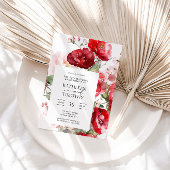 フローラ40周年結婚招待状 招待状