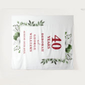 フローラ40周年記念写真ブース背景 タペストリー (正面(横))