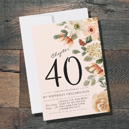 フローラ40歳 サンキューカード