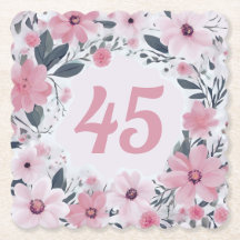 フローラ45thバースデーパーティーパステルピンクの花