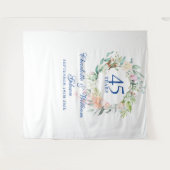 フローラ45th 65th Anniversaryフォトブース背景 タペストリー (正面(横))
