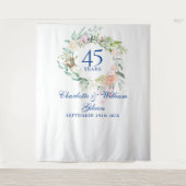 フローラ45th 65th Anniversaryフォトブース背景 タペストリー (正面)