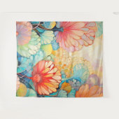 フローラ5フローラパステルタペストリー タペストリー (正面(横))