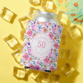 フローラ50ガーリーバラ 缶クーラー