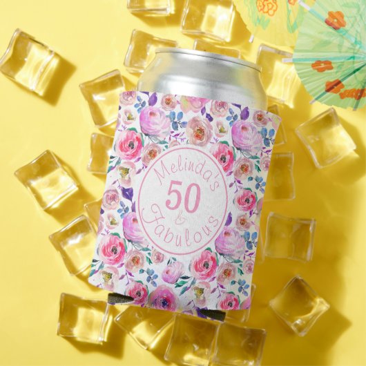 フローラ50ガーリーバラ 缶クーラー (インサイチュ 夏)