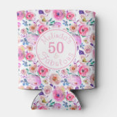 フローラ50ガーリーバラ 缶クーラー (裏面)