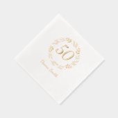 フローラ50周年 箔ナプキン (右)