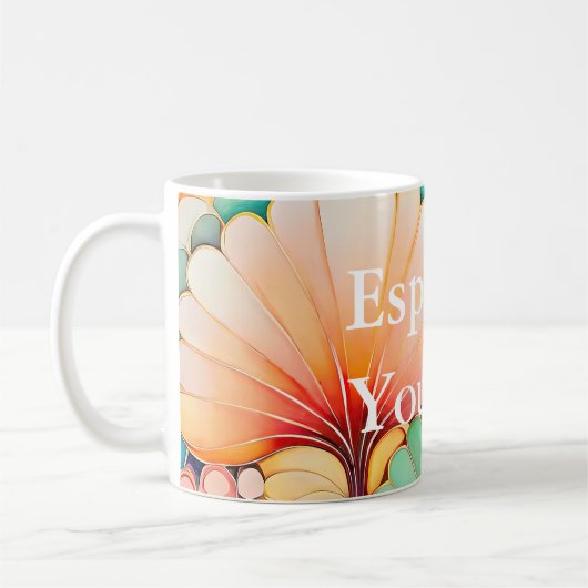 フローラ6フローラパステルクラシックマグ コーヒーマグカップ (左)