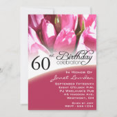 フローラ60バースデーパーティ招待状 招待状 (正面)