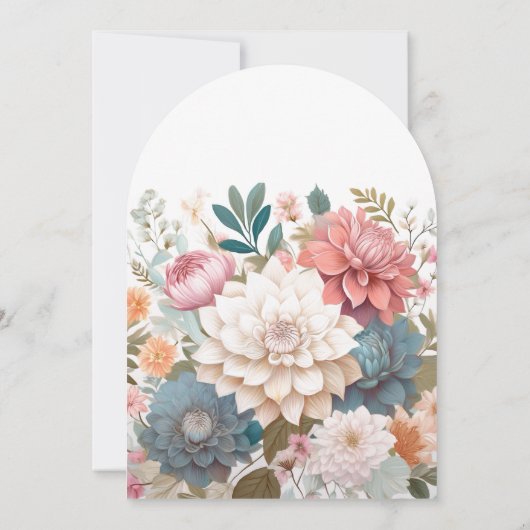 フローラ60歳の誕生日ダハラス 招待状 (裏面)