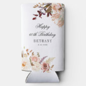 フローラ60誕生日サプライズパーティー スリム缶クーラー (裏面)