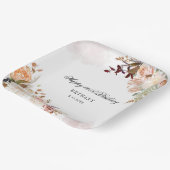 フローラ60誕生日サプライズパーティー ペーパープレート (傾斜あり)