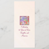 フローラ60誕生日メニューカーエレガントド60年 メニュー (裏面)