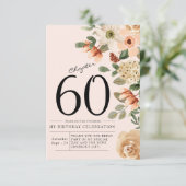 フローラ60誕生日 サンキューカード (スタンド正面)