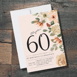 フローラ60誕生日 サンキューカード