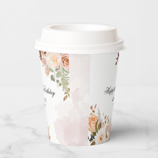 フローラ60thバースデーパーティカスタムー 紙コップ (右)