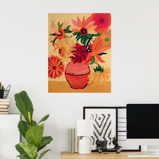 フローラ6' ポスター (ホームオフィス)