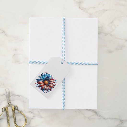 フローラ7月4日 ギフトタグ (より糸付き)