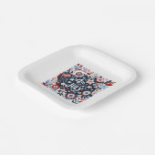 フローラ7月4日 ペーパープレート (傾斜あり)