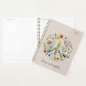 フローラ70年代レトロ「平和が可能」平和サイン プランナー手帳 (ディスプレー)