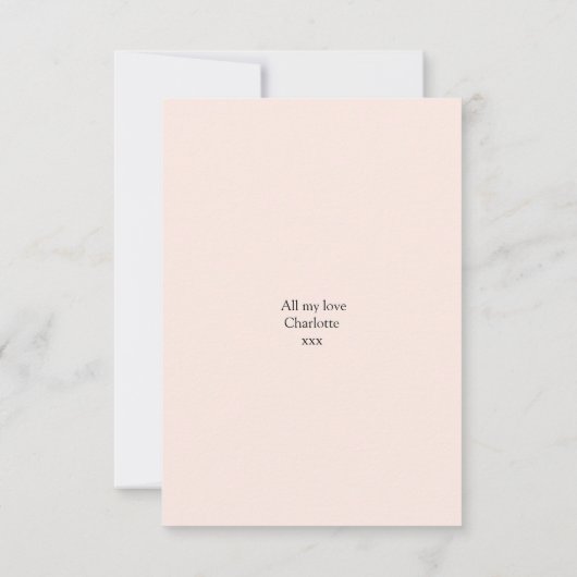 フローラ70誕生日 サンキューカード (裏面)