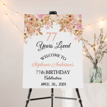 フローラ77誕生日ウェルカムイヤーズ愛