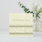 フローラ80バースデーパーティ招待状 招待状 (スタンド正面)