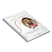 フローラ80誕生日白金ゴールド写真集 ノートブック (右側)