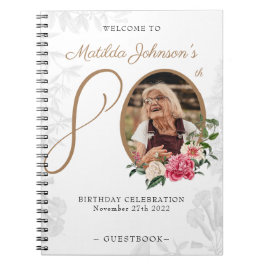 フローラ80誕生日白金ゴールド写真集 ノートブック