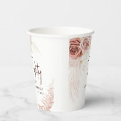 フローラ80thバースデーパーティーパンパスグラス 紙コップ (右)