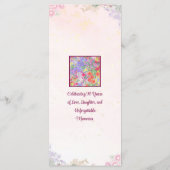 フローラ90thバースデーパーティー – パエレガントステル90 メニュー (裏面)