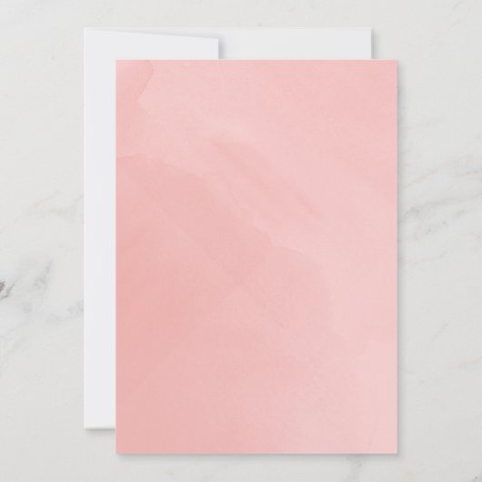 フローラ |おもしろいサマーカクテルパーティー誕生日 招待状 (裏面)