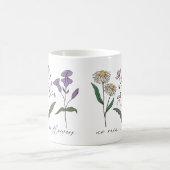 フローラ やる気を起こさせる | 雨なし花なし | プレゼント コーヒーマグカップ (中央)