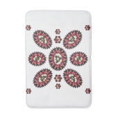 フローラ アーガイル バスマット (正面縦)