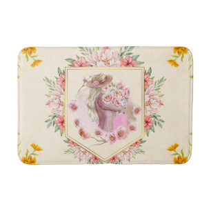 フローラ・アート、レディ・オブ・春 バスマット