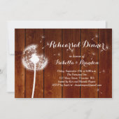 フローラ&ウッドリハーサルディナー招待状 招待状 (正面)