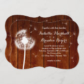 フローラ&ウッド結婚式招待状 招待状 (正面/裏面)