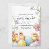 フローラ&エッグイースターエッグ狩り 招待状 (正面)