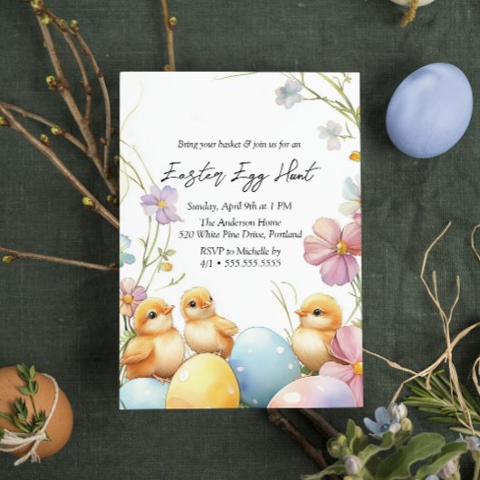 フローラ&エッグイースターエッグ狩り 招待状
