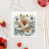 「フローラ・エレガンス・ナプキンス スタンダードカクテルナプキン (インサイチュ)