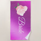 フローラ エレガント ビーチタオル (正面)