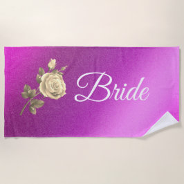 フローラ エレガント ビーチタオル