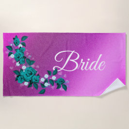 フローラ エレガント ビーチタオル